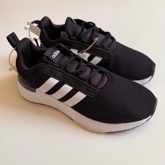 Adidas Racer TR21 Wide Mens Running Shoes Black White Size 9 GW7962 NIB NEW main image 5